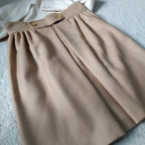 Matthew Williamson tan wool skirt